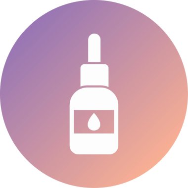 Güzellik ve moda simgesinin vektör çizimi