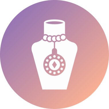 Güzellik ve moda simgesinin vektör çizimi