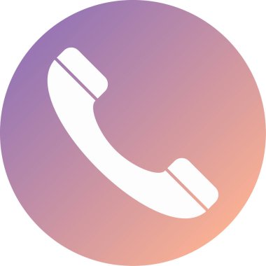 - Telefon. Web simgesi basit illüstrasyon