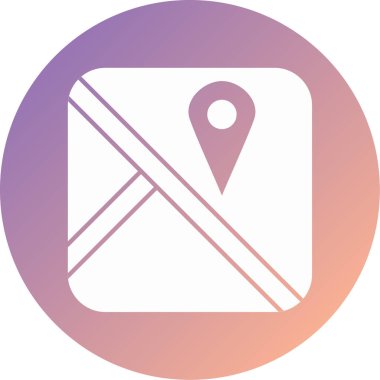 harita pin vektör simgesi