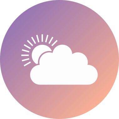 Bulut. Web simgesi basit tasarım