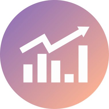 Benzersiz büyüyen simge, vektör illüstrasyonu