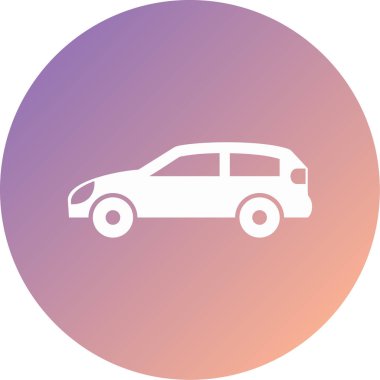 - Araba. Web simgesi basit illüstrasyon