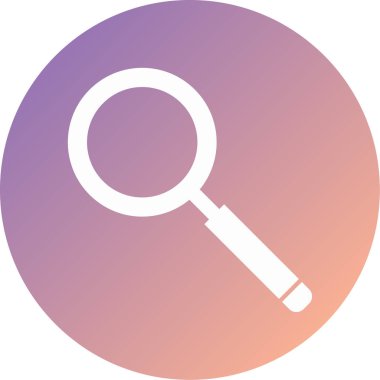 Arama simgesi vektör illüstrasyonu