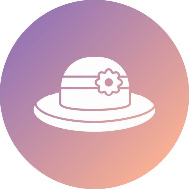 Eşsiz Şapka Vektörü Kabartma Simgesi