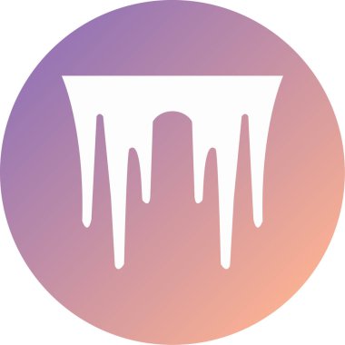 buz modern simge vektör illüstrasyonu