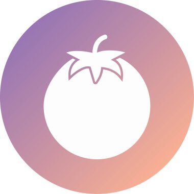 domates modern ikon vektör illüstrasyonu