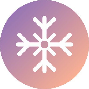 kar tanesi modern simge vektör resimlemesi