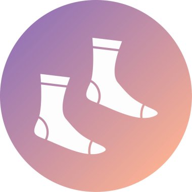 çoraplar modern simge vektör illüstrasyonu