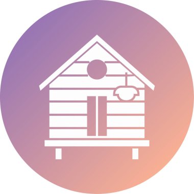 house modern simge vektör illüstrasyonu