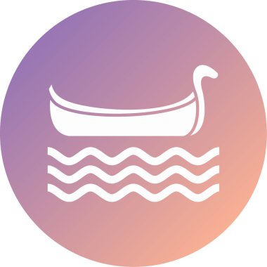 tekne modern ikon vektör illüstrasyonu