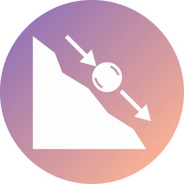 lavine modern simge vektör illüstrasyonu