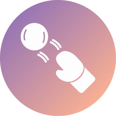 kar topu modern ikon vektör illüstrasyonu