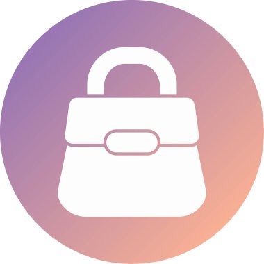 çanta modern simge vektör illüstrasyonu