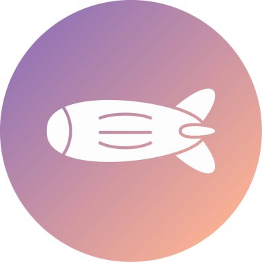 roket modern simge vektör illüstrasyonu