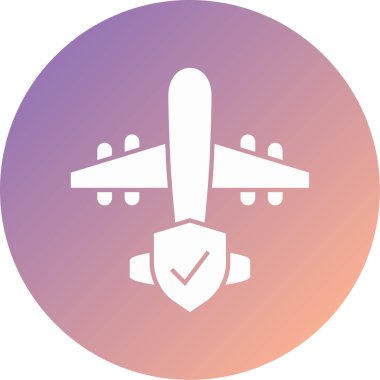 uçak modern simge vektör illüstrasyonu