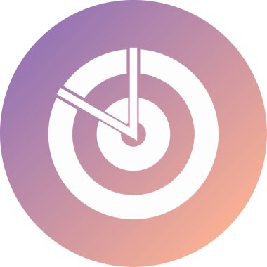 Modern simge vektör illüstrasyonunu hedefle