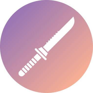 bıçak modern simge vektör illüstrasyonu