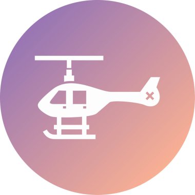holicopter modern ikon vektör çizimi