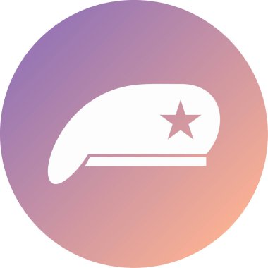 askeri modern simge vektör illüstrasyonu