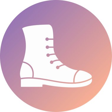 ayakkabı modern ikon vektör illüstrasyonu