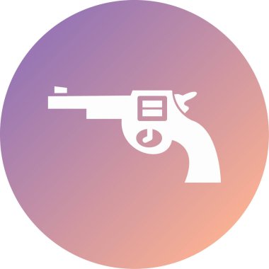 silah modern simge vektör illüstrasyonu