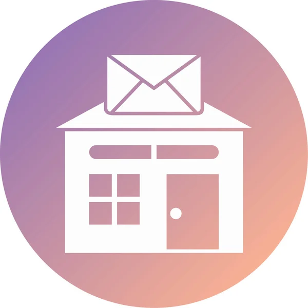 Mail Ícone Moderno Ilustração Vetorial — Vetor de Stock
