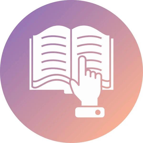 Book Modern Icon Vector Illustration — Stock vektor