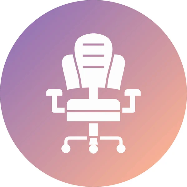 Chair Icon Vector Illustration — Stock Vector