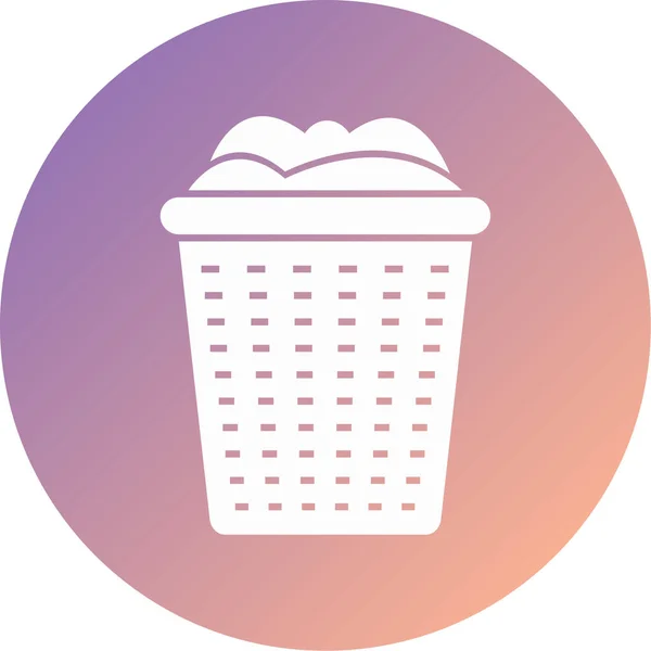 Vector Basket Simple Illustration — Stockvektor