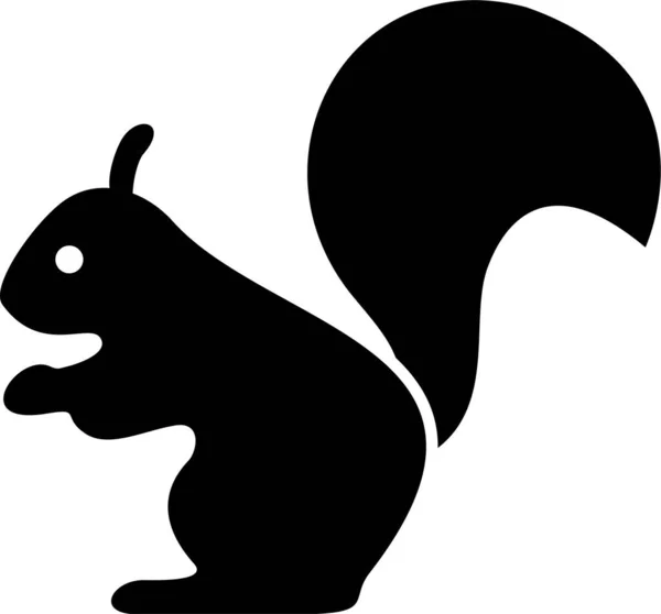 Tier Web Symbol Einfache Illustration — Stockvektor