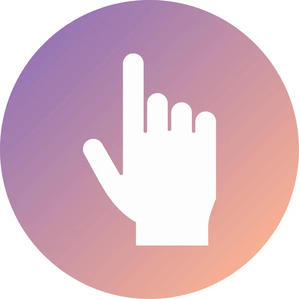 Hand Symbol Vektor Illustration — Stockvektor