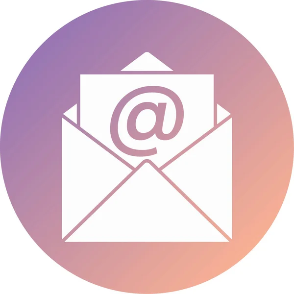 Message Mail Web Vector Icon — Stockvektor