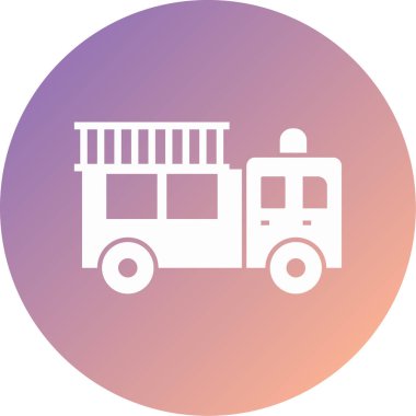 ateş makinesi modern simge vektör çizimi