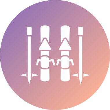 kayak modern simge vektör illüstrasyonu