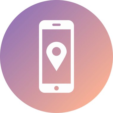 akıllı telefon modern simge vektör çizimi