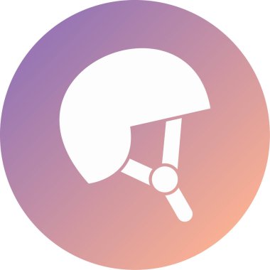 Kask modern ikon vektör illüstrasyonu