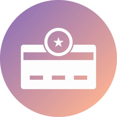 kart modern simge vektör illüstrasyonu