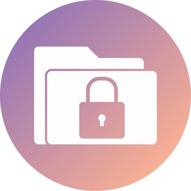 Dizin kilidi modern simge vektör çizimi