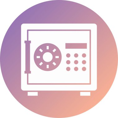 Güvenli modern simge vektör illüstrasyonu