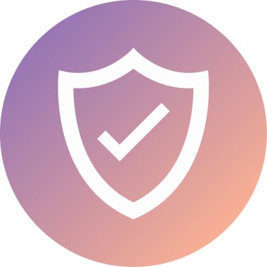 kalkan simgesi, vektör illüstrasyonu