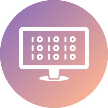 vektör lcd simgesi illüstrasyonu