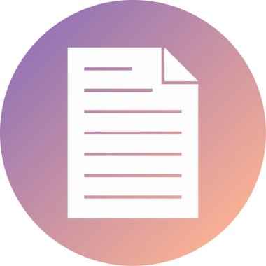 Vektör belgesi Simge illüstrasyonu