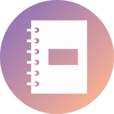 Kitap. Web simgesi basit illüstrasyon