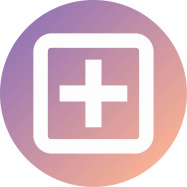 ekle. Web simgesi basit illüstrasyon