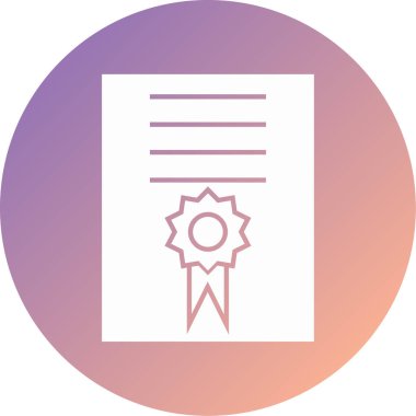 Belge simgesinin vektör illüstrasyonu