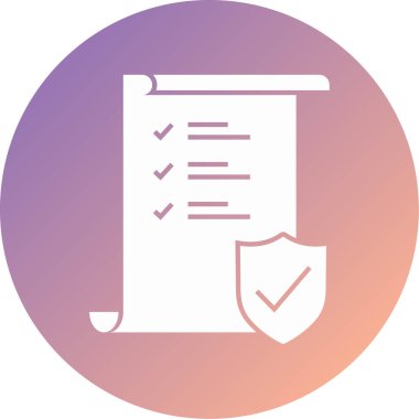 Belge simgesinin vektör illüstrasyonu