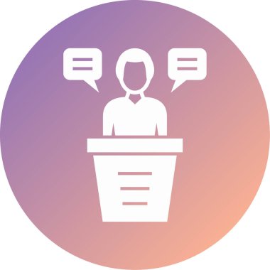 Basit simgenin vektör illüstrasyonu