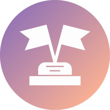 ödül vektör simgesi modern basit illüstrasyon