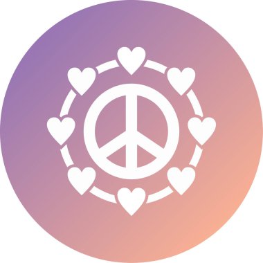 Kalp. Web simgesi basit illüstrasyon